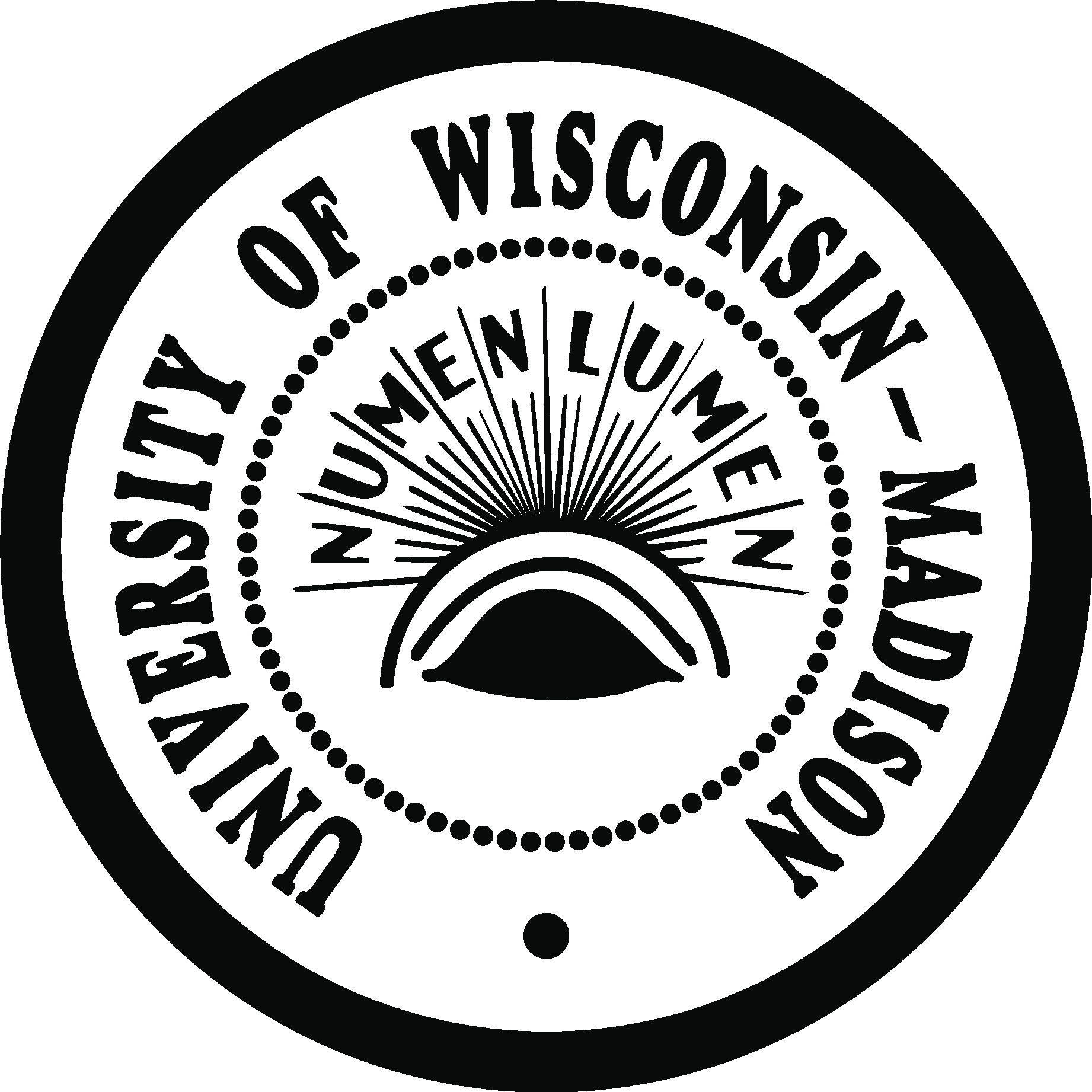 University Of Wisconsin Madison Black Logo Vector Logo